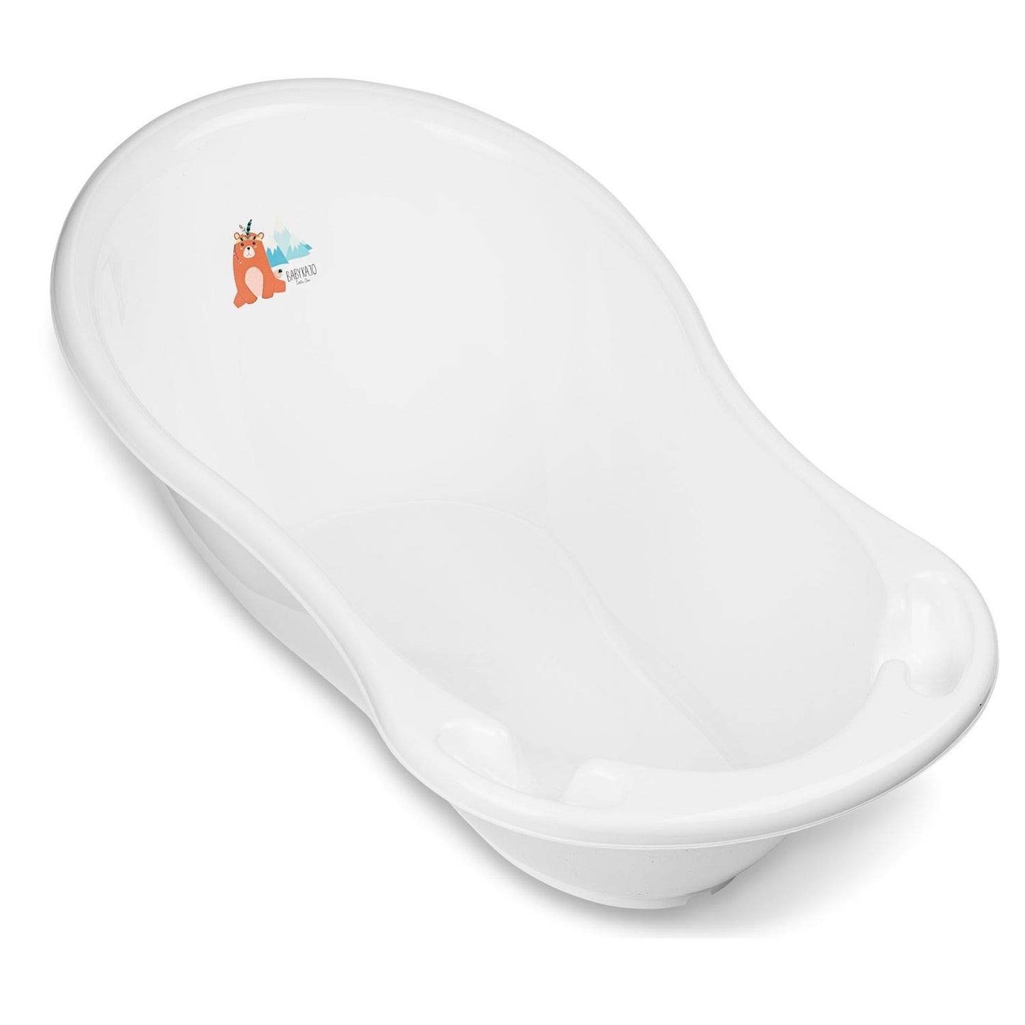Baby Badewanne mit Gestell 4 Set TÜV Rheinland zertifiziert! Babybadewannen + Baby Badewannensitz +Abfluss + Gestell - Babywanne mit Ständer! Baby Pflegeset für Neugeborene.