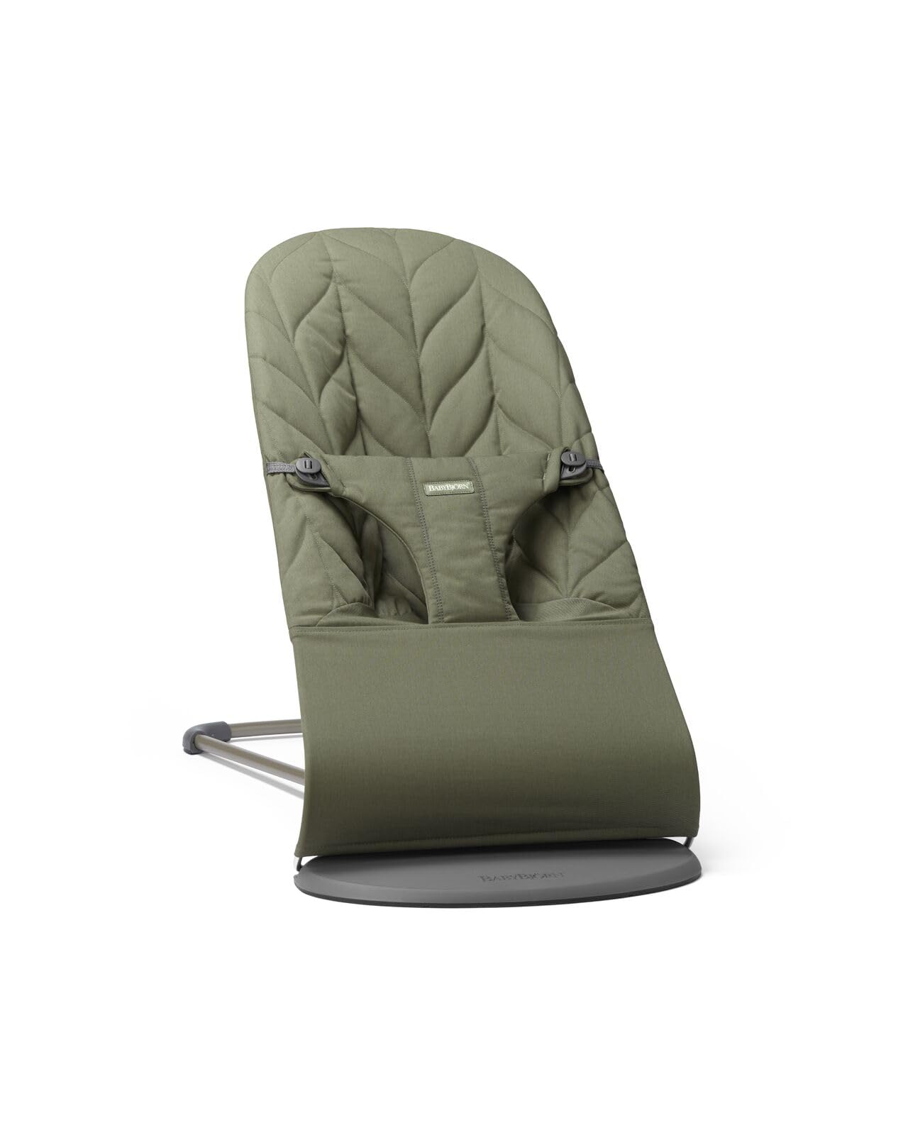 BabyBjörn Bliss Baby Bouncer, Woven, Classic Quilting, Sand Grey