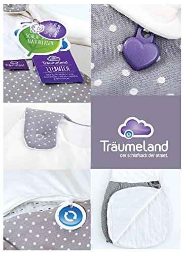 Träumeland Liebmich Sleeping Bag, All-Year Sleeping Bag, Sleeveless Outer Bag, Baby Sleeping Bag Grows with Your Child, Washable Children's Sleeping Bag, Lightweight Cotton Sleeping Bag, Breathable