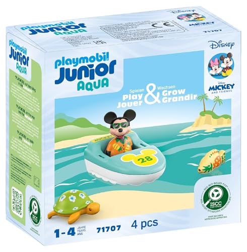 PLAYMOBIL JUNIOR | Disney | Vaianas Katamaran | nachhaltiges Spielzeug aus biobasierten Kunststoffen | für Kinder ab 1 Jahr | 71459
