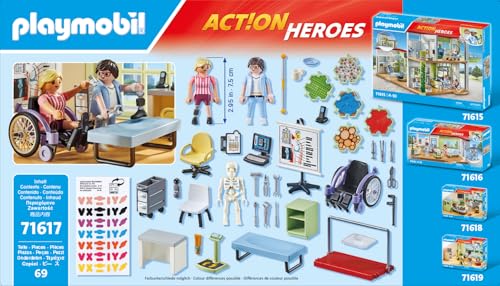 PLAYMOBIL | Action Heroes | Kinderarzt mit Teddybär | nachhaltiges Spielzeug für Kinder ab 4 Jahren | 71619