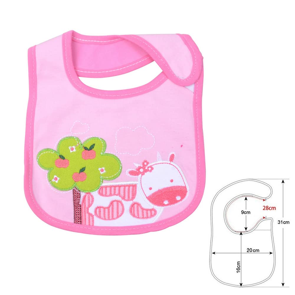 SLOSH Baby Bibs Baby Bibs Waterproof with Velcro for Newborns Niño Niñas Boys Girls Unisex Set