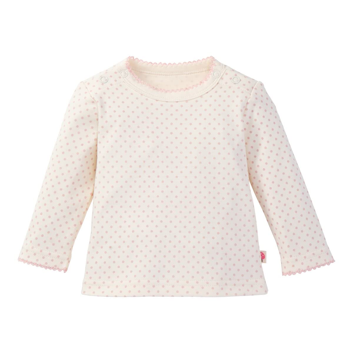 Bornino Nicki Romper Set Deer, Romper for Girls, Two-Piece, Long-Sleeved, Embroidered, Cotton-Polyester Blend, Pink