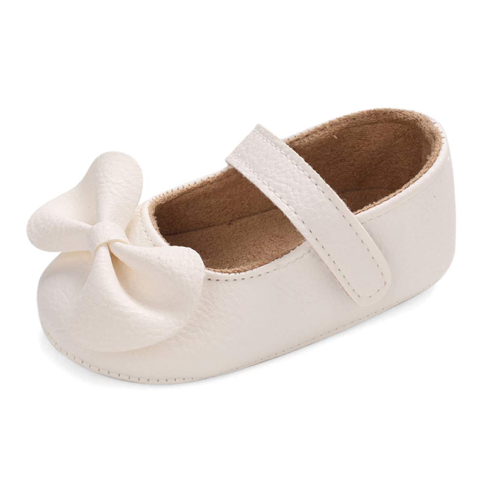 LACOFIA Babyschuhe Mädchen rutschfest Bowknot Prinzessin Krabbelschuhe