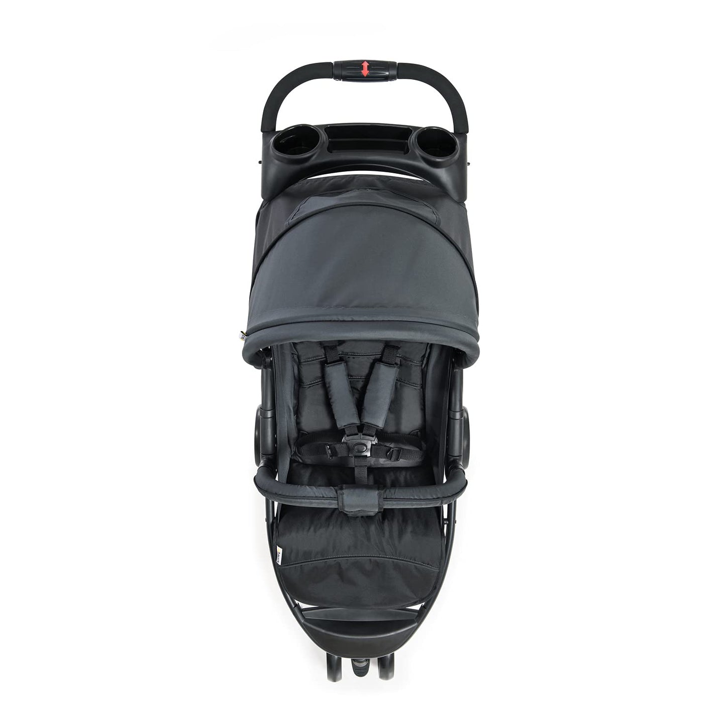 hauck Buggy Citi Neo II mit Getränkehalter, Einhändig Klein Faltbar, für Kinder ab Geburt bis 22 kg mit Liegefunktion, Tasche im Verdeck, XL Korb bis 3 kg (Black)