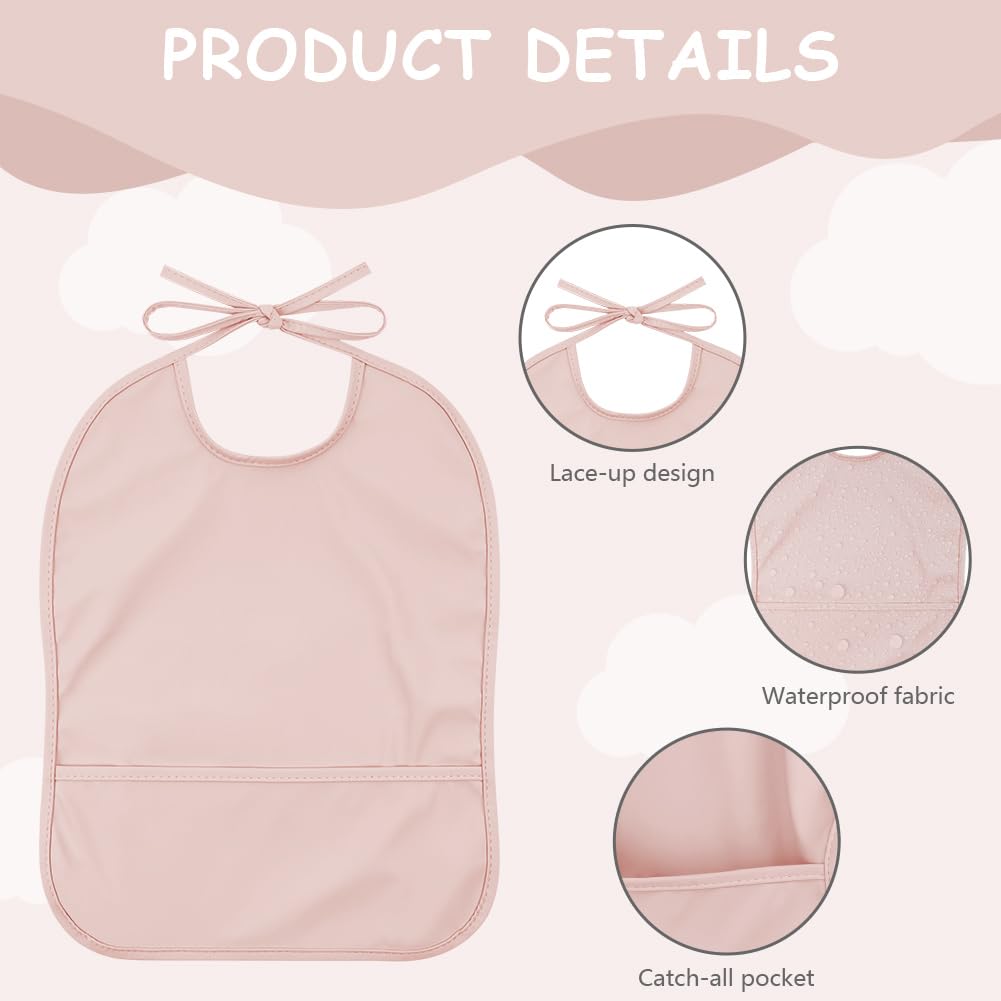HOTUT Dirt-resistant baby bibs washable, baby bibs waterproof, baby eating bibs, baby bibs waterproof for eating, unisex baby bibs odor-resistant
