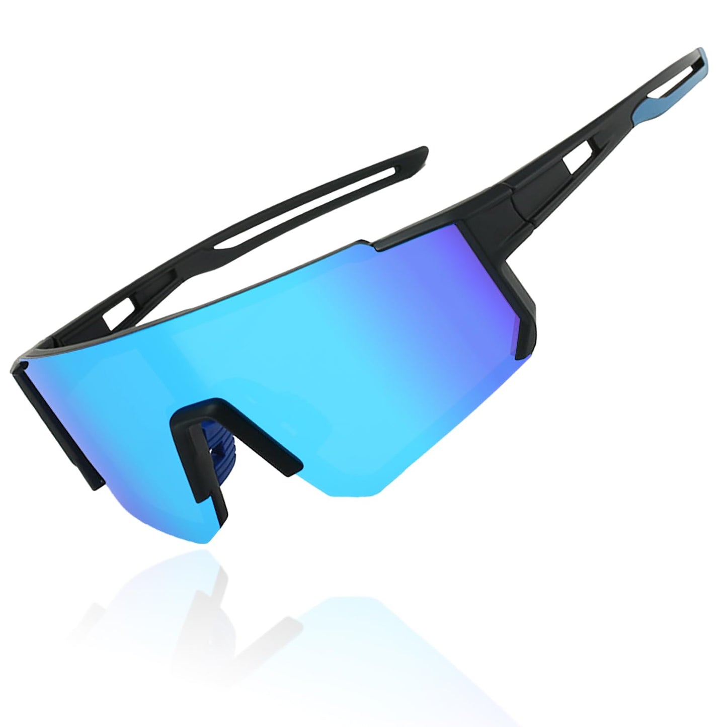 Rosedreamer Schnelle Brille Sport Sonnenbrille Herren Damen Polarisierte Sonnenbrille Fahrradbrille Laufbrille für MTB Rennrad Radfahren Biking Ski FahrradLaufen mit UV400 Schutzbrille