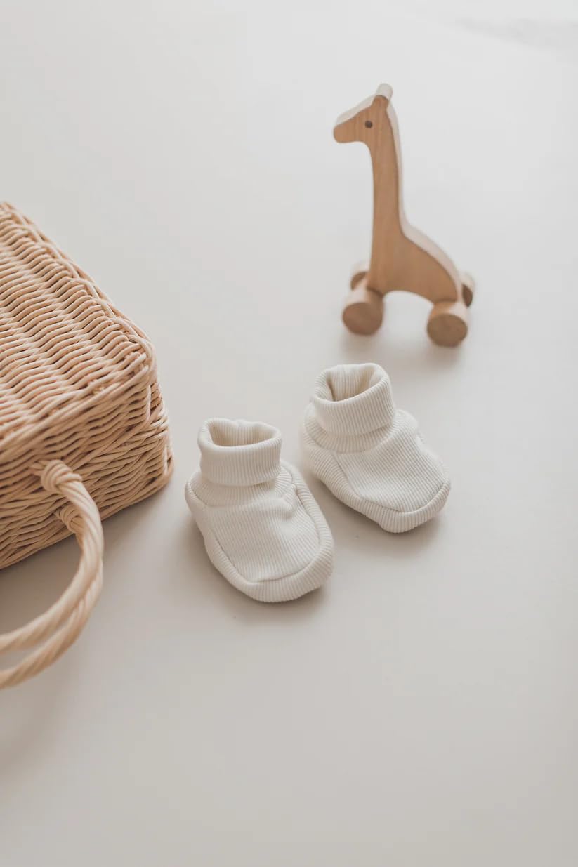 Generisch Baby Krabbel- Hausschuhe - Schuhe Neugeborene - Baumwolle - Diverse Farben - Mädchen - Jungs