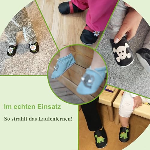 SAYOYO Weiche Leder Babyschuhe für das Laufen und Krabbeln