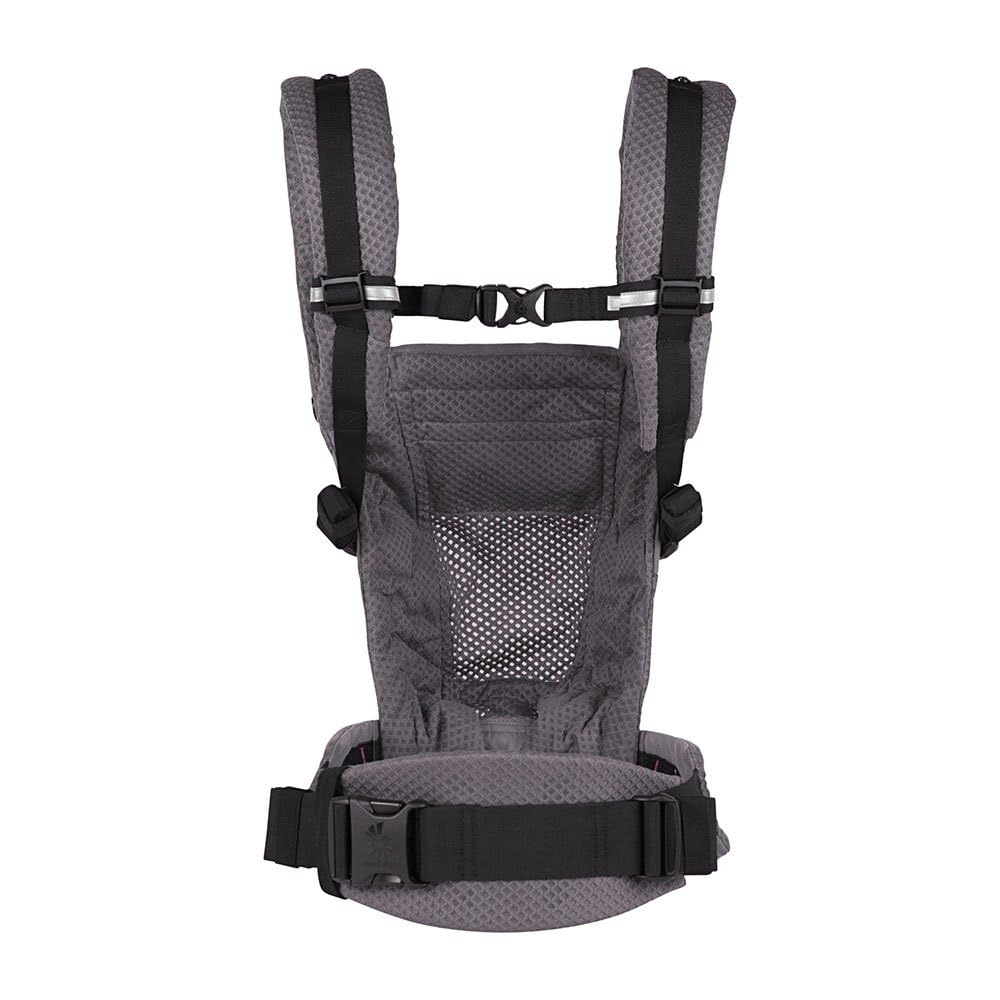 Ergobaby Adapt Babytrage für Neugeborene ab Geburt, 3-Positionen SoftFlex Mesh Ergonomische Babybauchtrage Rückentrage Baby-Tragetasche, Natural Beige, 1 Einheit