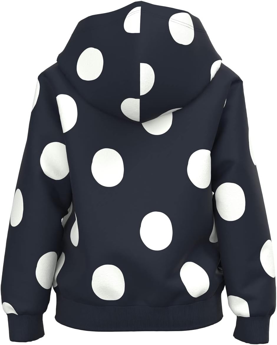 NAME IT Girls Nkfbibba LS Sweat Wh Bru Noos Hoodie