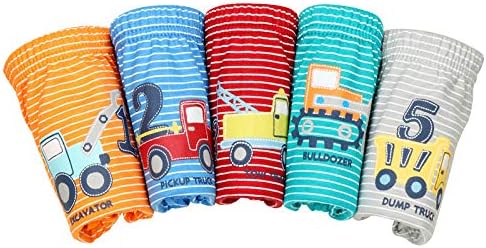 QinGuang 5er-Pack Jungen Slips Kinder Unterhosen Baumwolle Unterw?sche