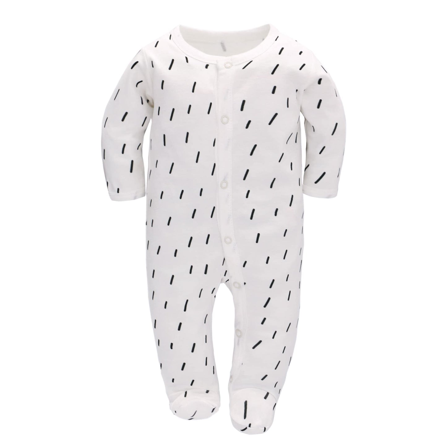 Amo nenes Sleep Romper Baby Boys Overall 3 Pack Unisex Pajamas Cotton Romper Jumpsuits Long Sleeve Player Baby Clothes with 0-7 Months