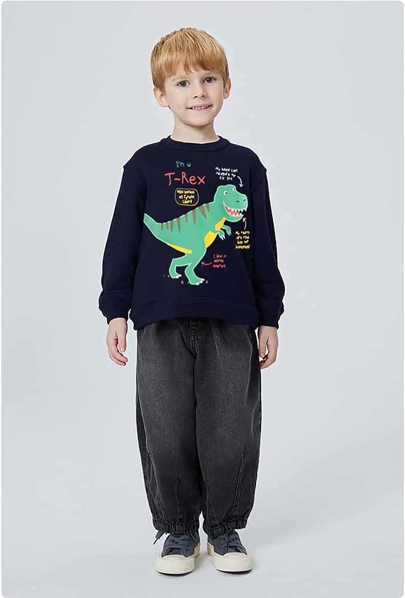 CM-Kid Sweatshirts Jungen Langarm Pullover Kinder Baumwolle Frühling Herbst Winter Warm Tops 1-7 Jahre Gr.92-122