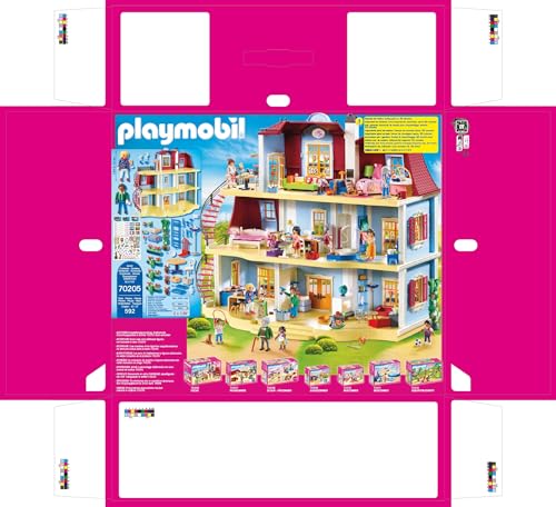 PLAYMOBIL | Dollhouse |Spielzeug für Kinder ab 4 Jahren | Mitnehm-Puppenhaus mit Griff | 70985