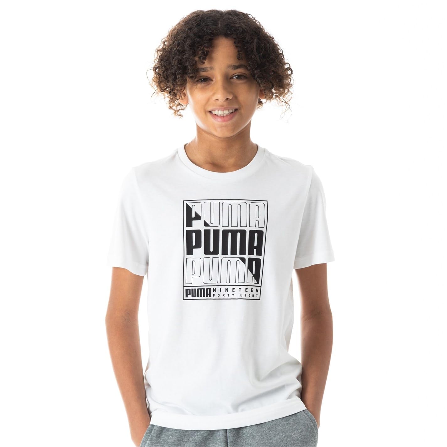 PUMA Jungen T-shirt ESS Logo Tee B