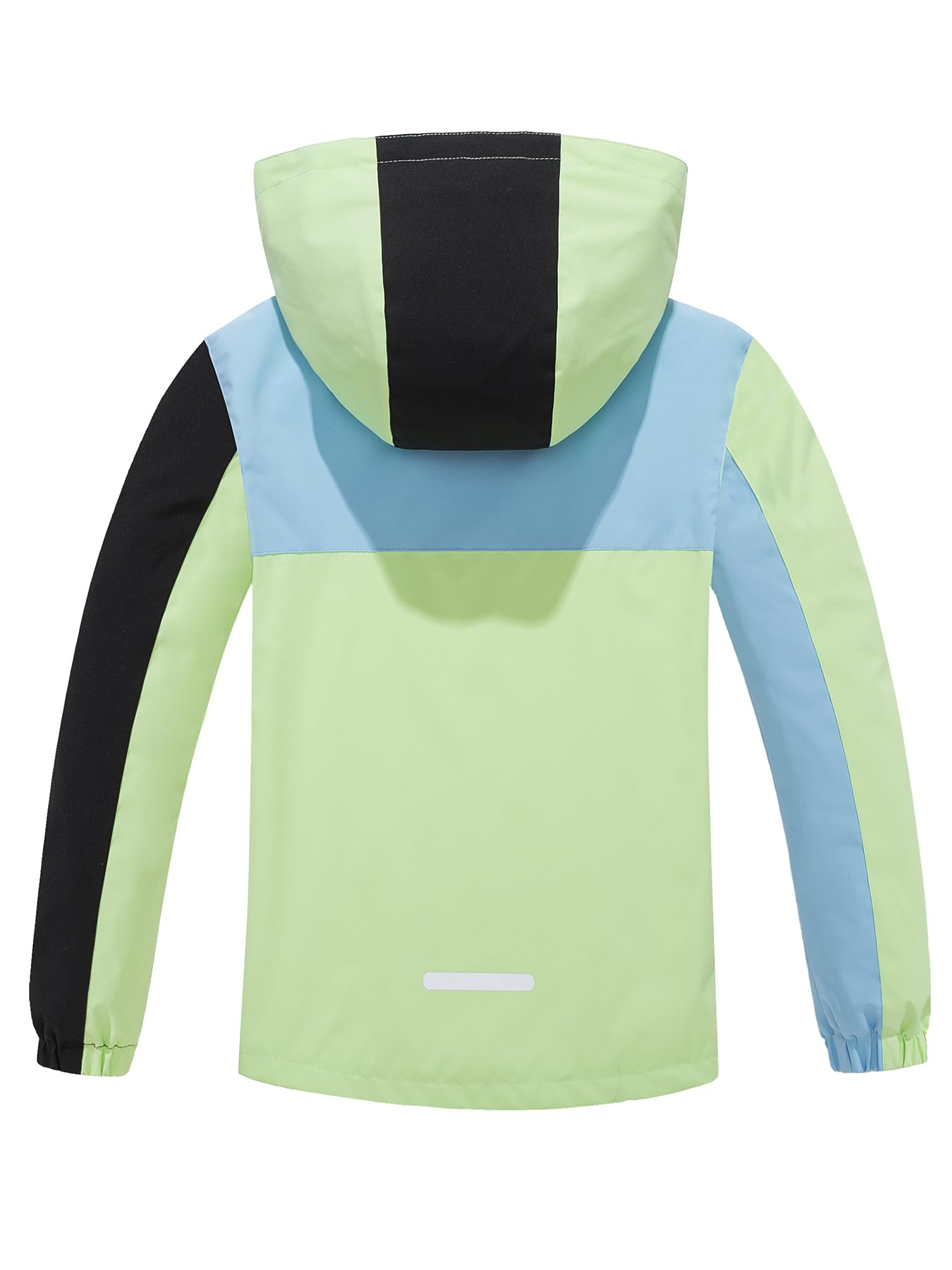 NATUST Kids Boys Waterproof Jacket Lightweight Transition Jacket Windproof Rain Jacket with Hood