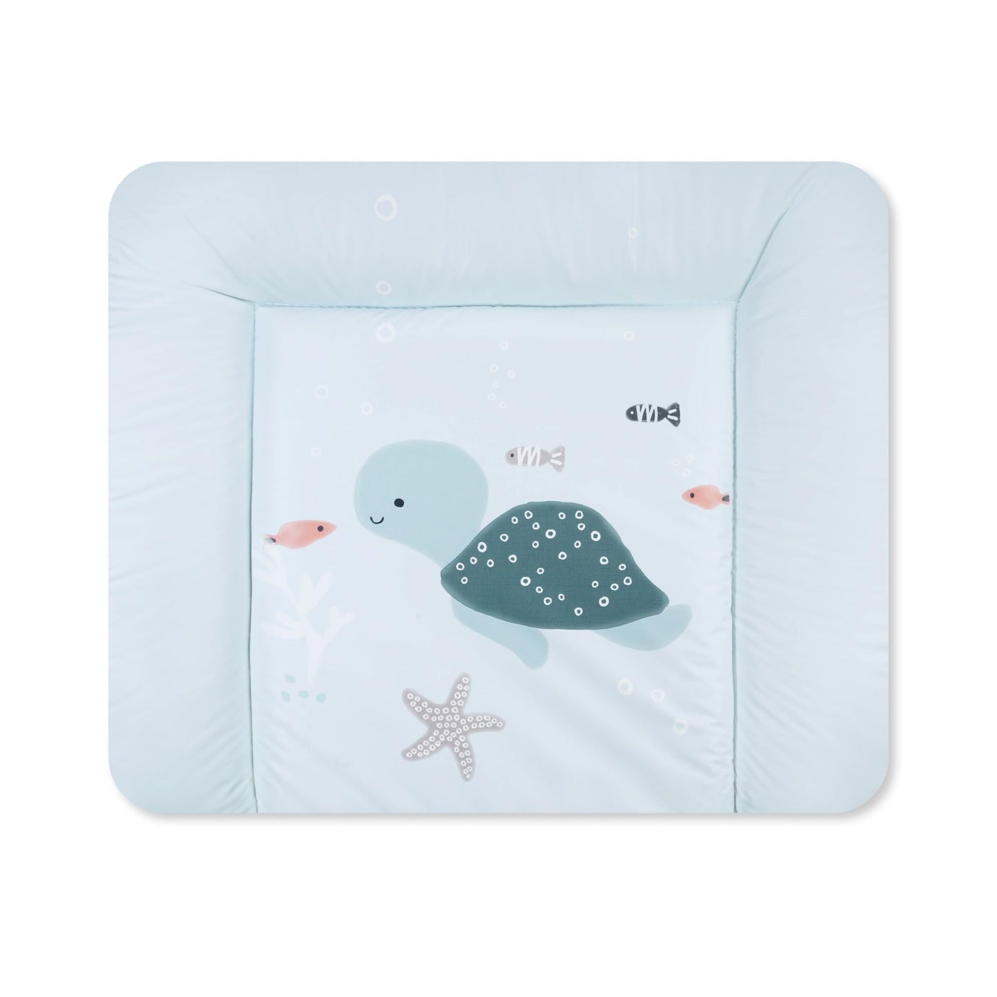 Julius Zöllner Wickelauflage Softy 85x75 cm - Wickelunterlage - wasserdicht und abwischbar - Made in Germany – Oeko-Tex Standard 100 – Schmusebär