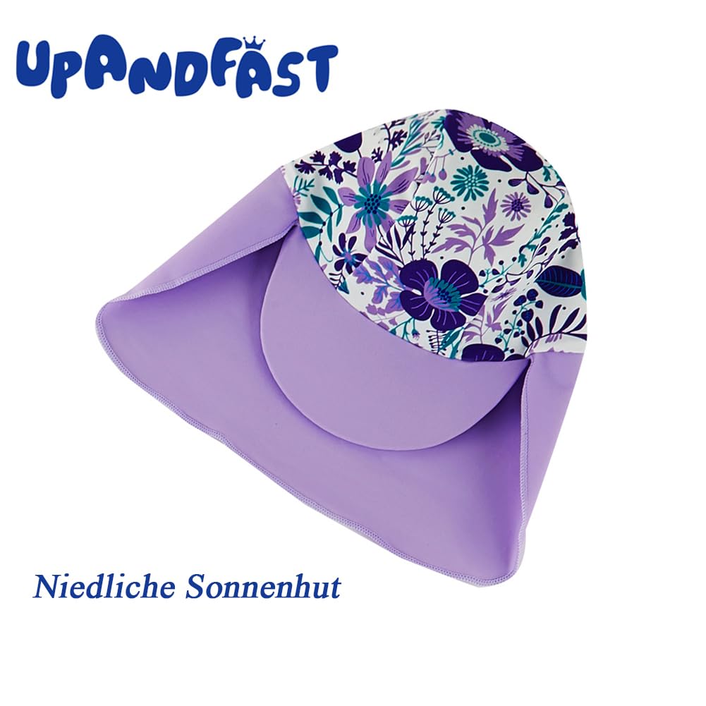 upandfast Baby Badeanzug mit Knöpfen UV Schutz Badebekleidung Für Baby Mädchen