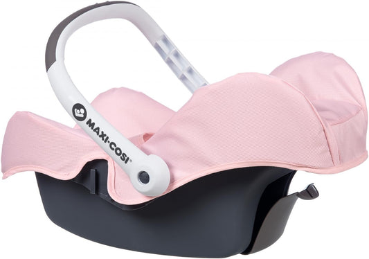 Smoby - Maxi Cosi Autositz - Autositz mit Tragebügel im Original Maxi-Cosi Design, Puppen-Zubehör für Puppen bis 42 cm, für Kinder ab 3 Jahren, rosa - Meloni2