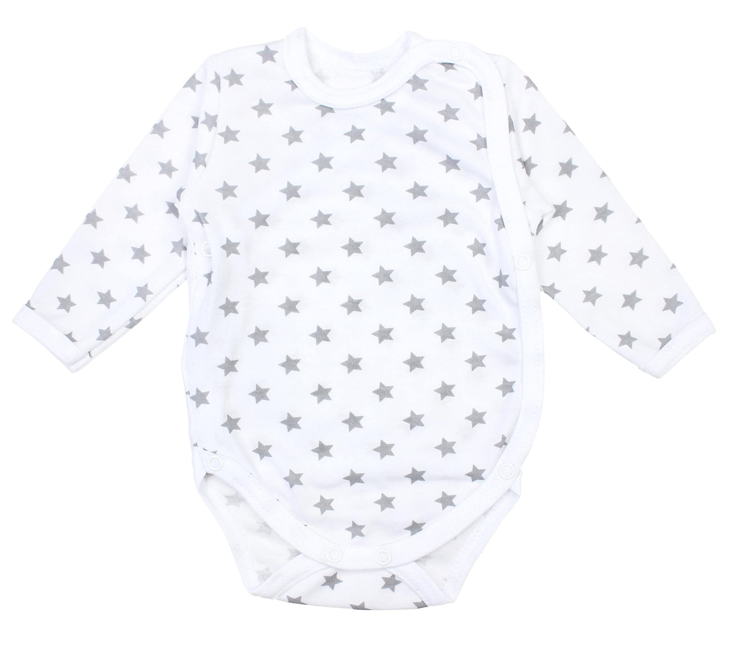 TupTam Baby Body Langarm – Wickelbody Langarm für Jungen & Mädchen, 5er Pack, 100% Baumwolle, OEKO-TEX