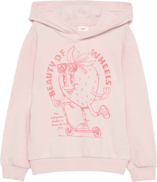 s.Oliver Junior Mädchen Kapuzen-Sweatshirt mit Frontprint