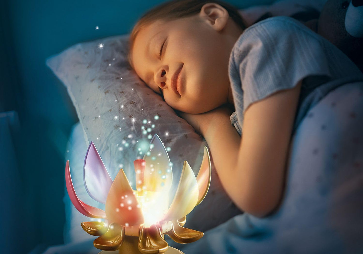 PLAYMOBIL Princess Magic 71360 Heavenly Baby Cloud, Magic Nursery in the Clouds, Includes Baby Cradle, Rocking Horse, Teddy Bear and More, Toy for Children from 4 Years