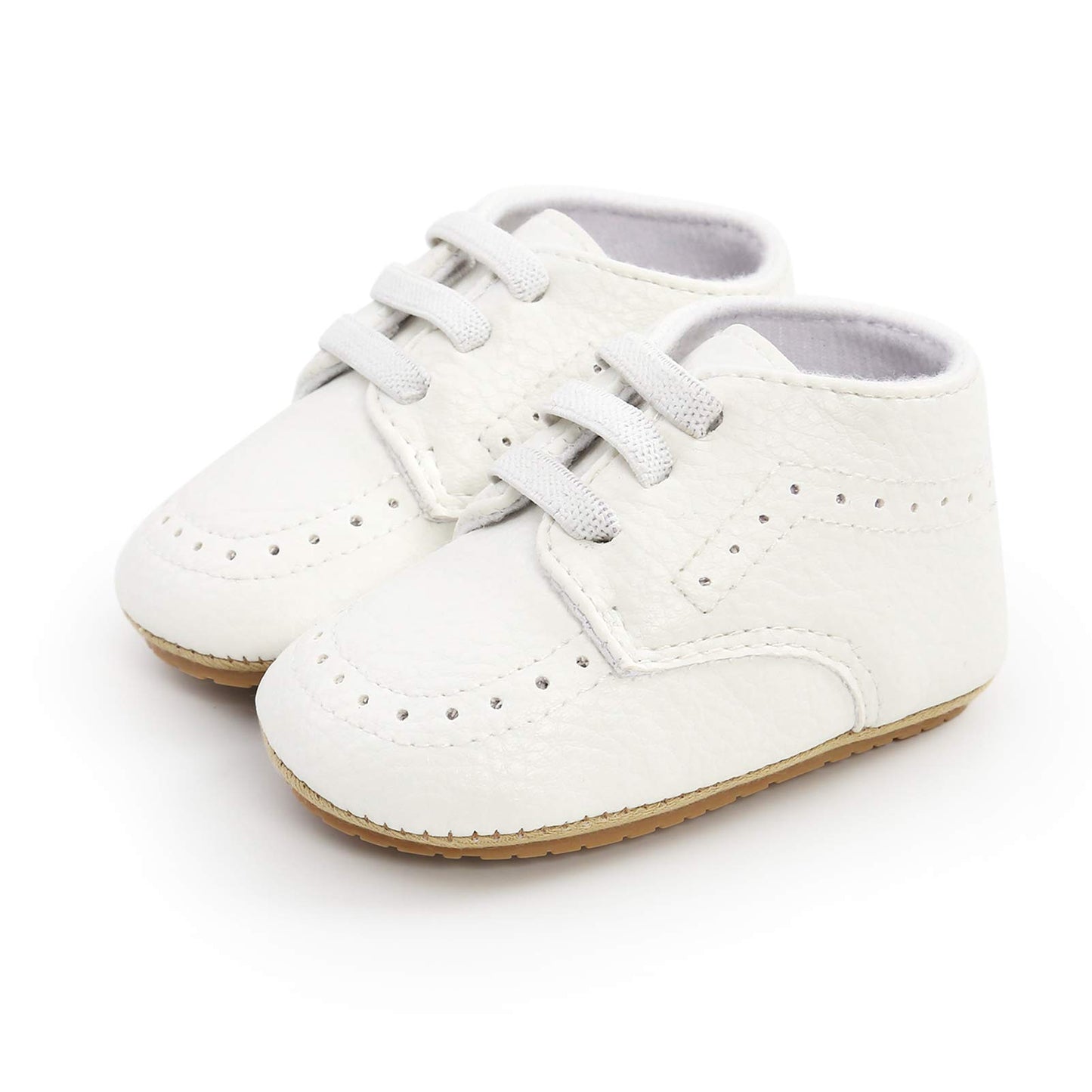 RVROVIC Babyschuhe Anti-Rutsch Oxford Loafer Flats für Jungen und Mädchen aus PU Leder mit weicher Sohle