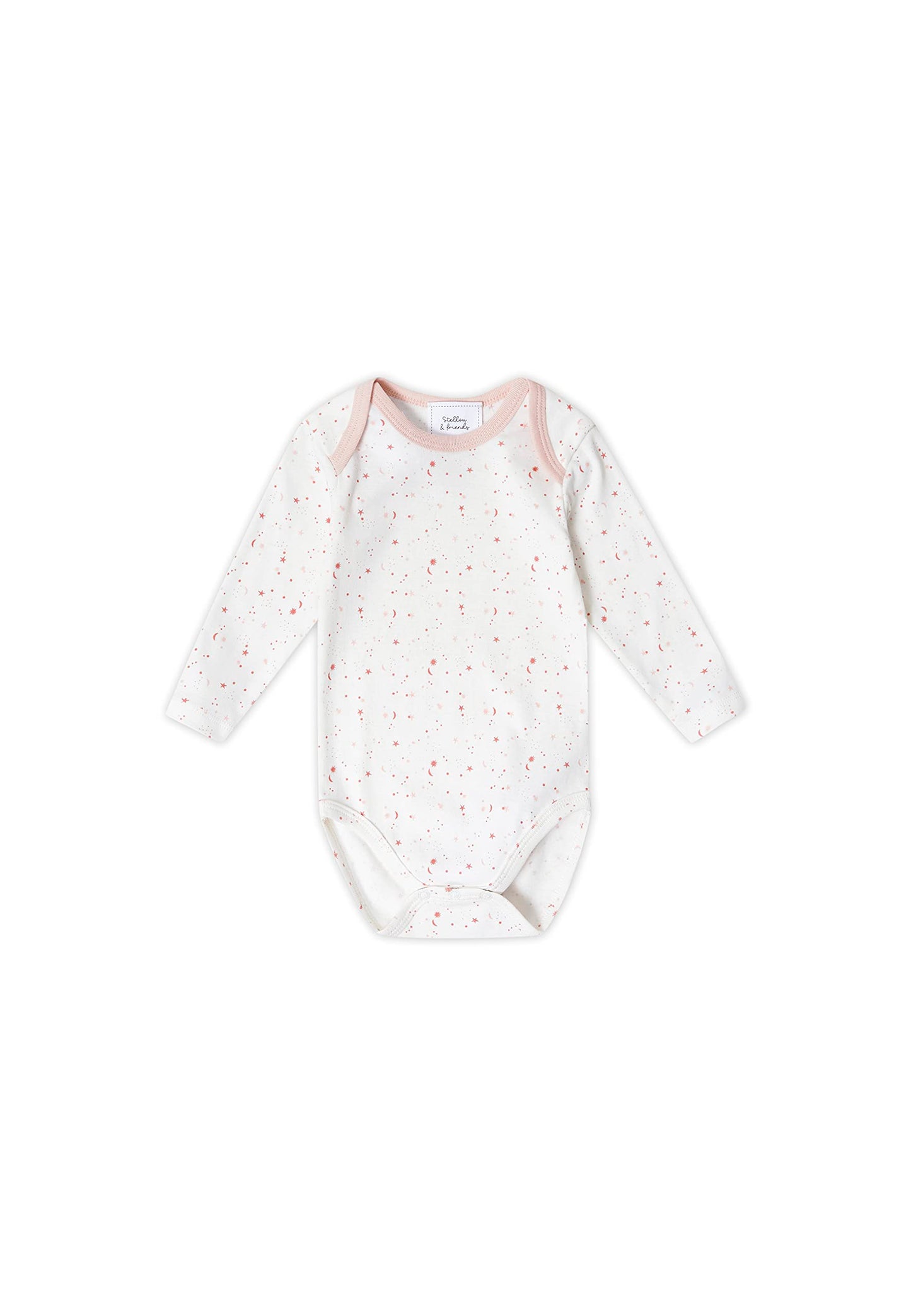 Stellou & friends Baby Body, 100% Bio-Baumwoll Wickelbody 3er MultiSet, kuschelweiche und hochwertige Kinder Kleidung für Jungs und Mädchen, Langarm & Kurzarm-body, OEKO-TEX 100 Zertifiziert