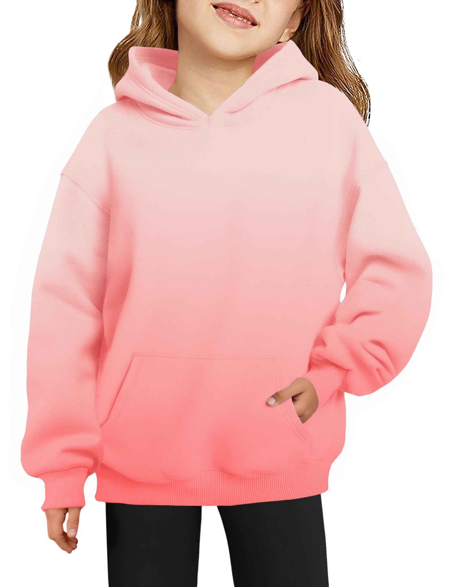 Arshiner Girls' Warm Fleece Children's Hoodie Winter Pullover with Pocket Sweatshirt for Girls 6-16 Years