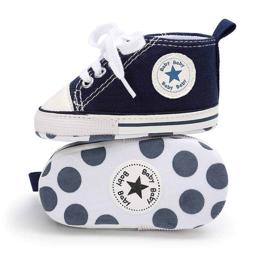 Geagodelia Baby Lauflernschuhe Weiche Krabbelschuhe Babyschuhe für Kleinkind Jungen Mädchen FX-12102