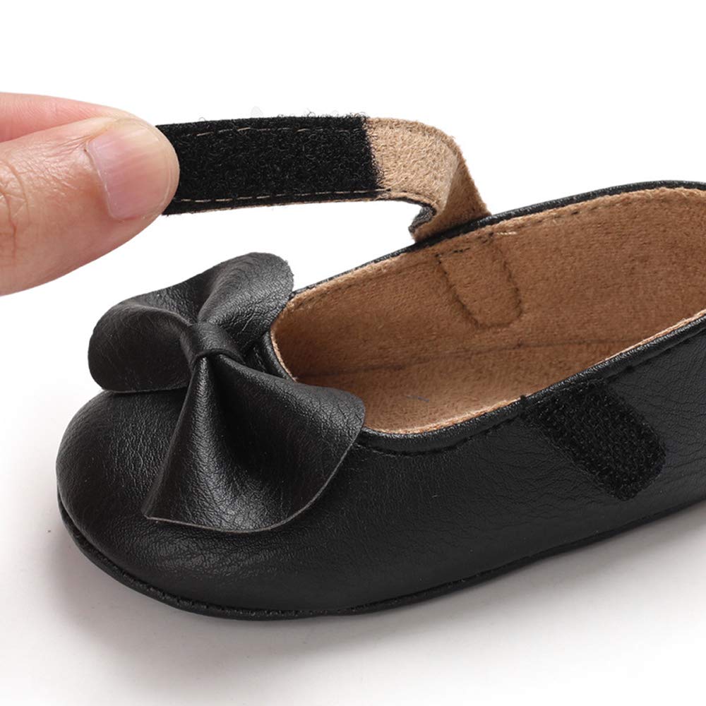LACOFIA Babyschuhe Mädchen rutschfest Bowknot Prinzessin Krabbelschuhe
