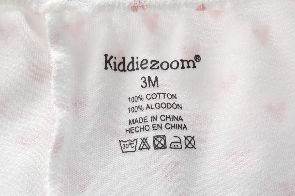 Kiddiezoom Unisex Babyhose für Mädchen Jungen Baby Jogginghose, 4er-Pack