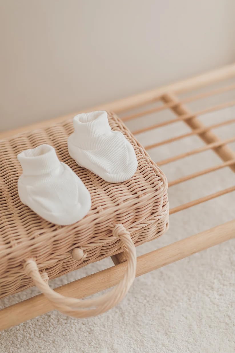 Generisch Baby Krabbel- Hausschuhe - Schuhe Neugeborene - Baumwolle - Diverse Farben - Mädchen - Jungs