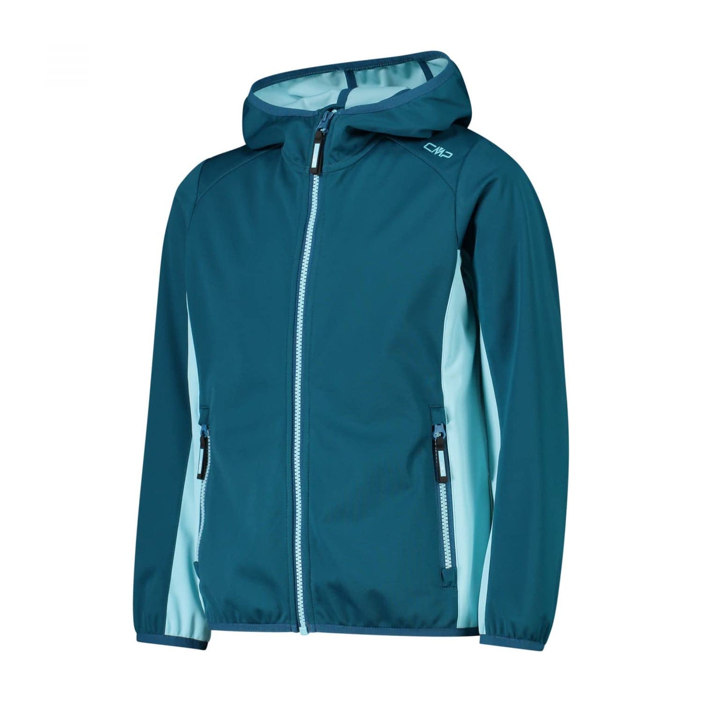 CMP Unisex Children's Lightweight Softshell Jacket with Fixed Hood Jacket Cocoon Coat