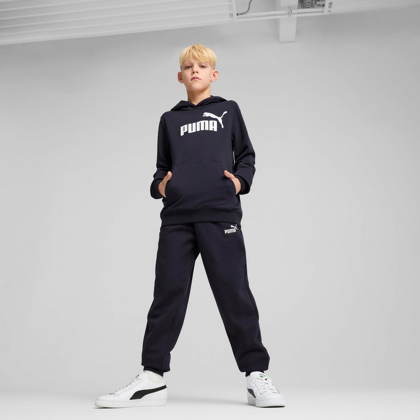 PUMA ESS No. 1 Logo FL B Boys' Knitted Trousers