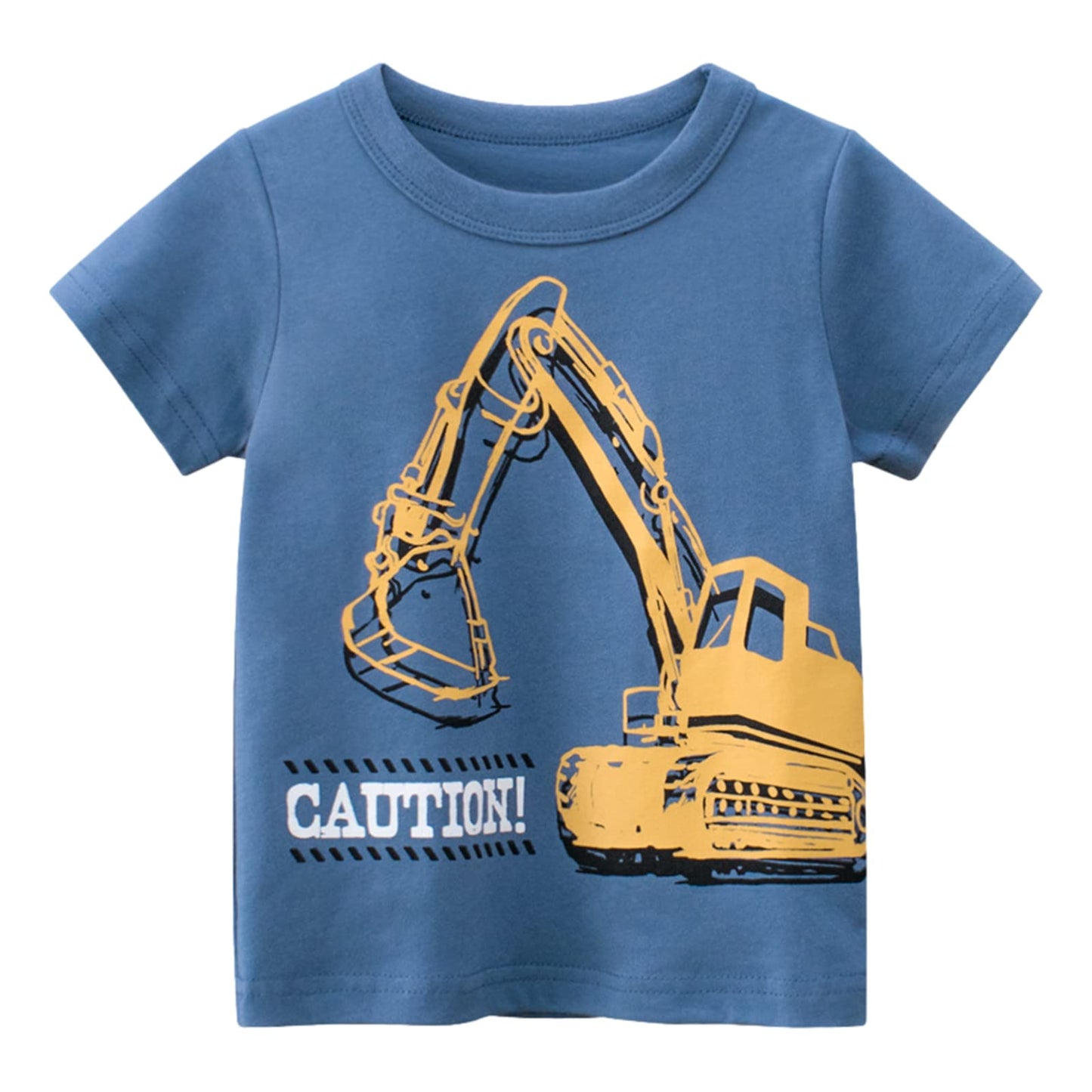 Unisex Baby T-Shirt Baumwolle Süß Karikatur Tier Muster Tops für 1-7 Jahre Alt