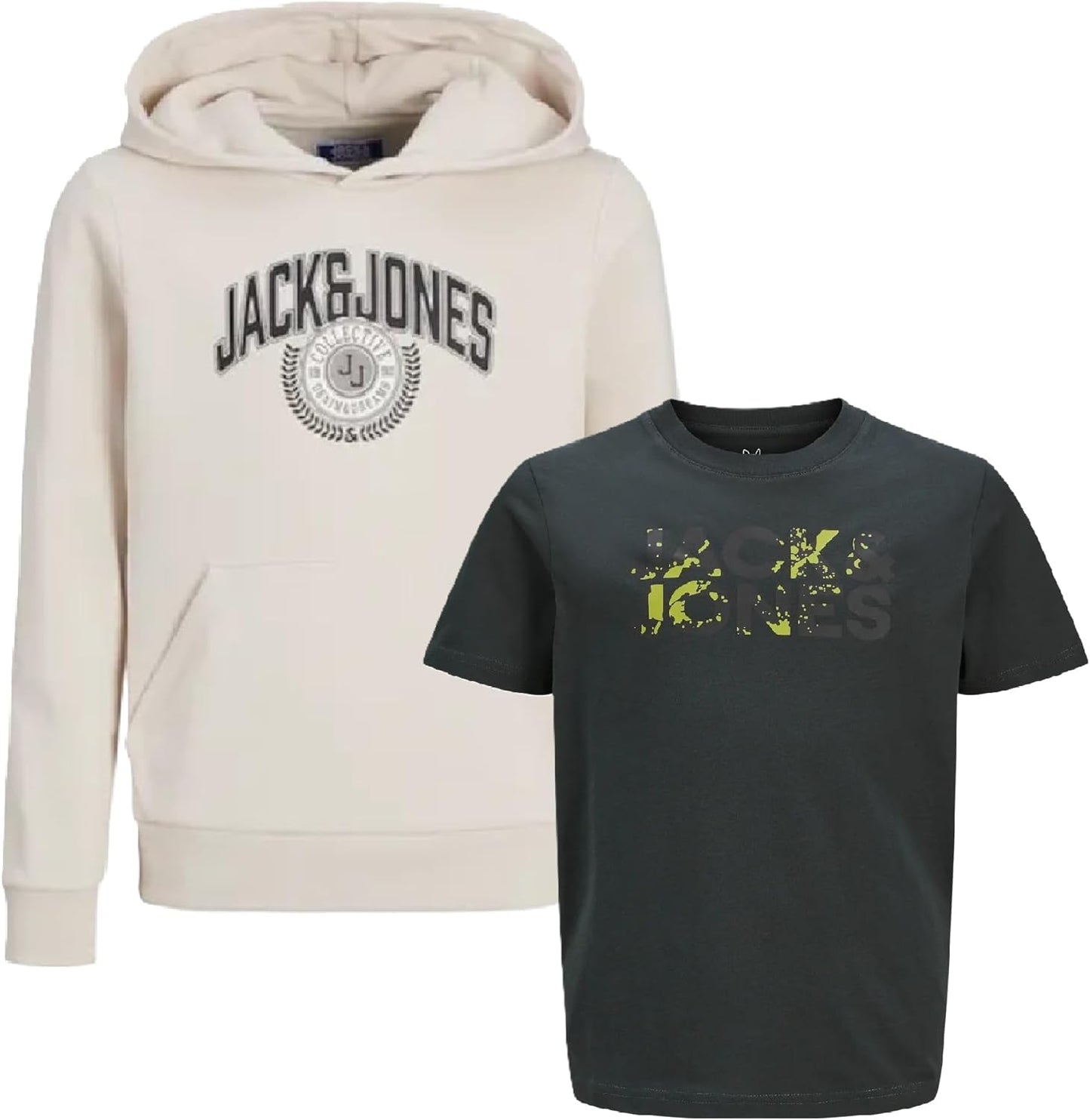JACK & JONES Junior Kinder Jungen Kapuzenpullover Kids Hoodie Sweatshirt Sweat Shirt Hood