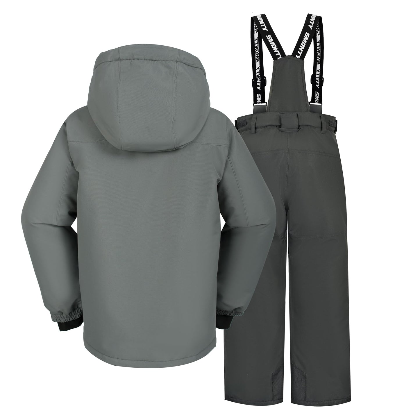 SMONTY SNOWER Boys' Snowsuit with Removable Hood, Ski Suit, Extra Warm, Winter Suit