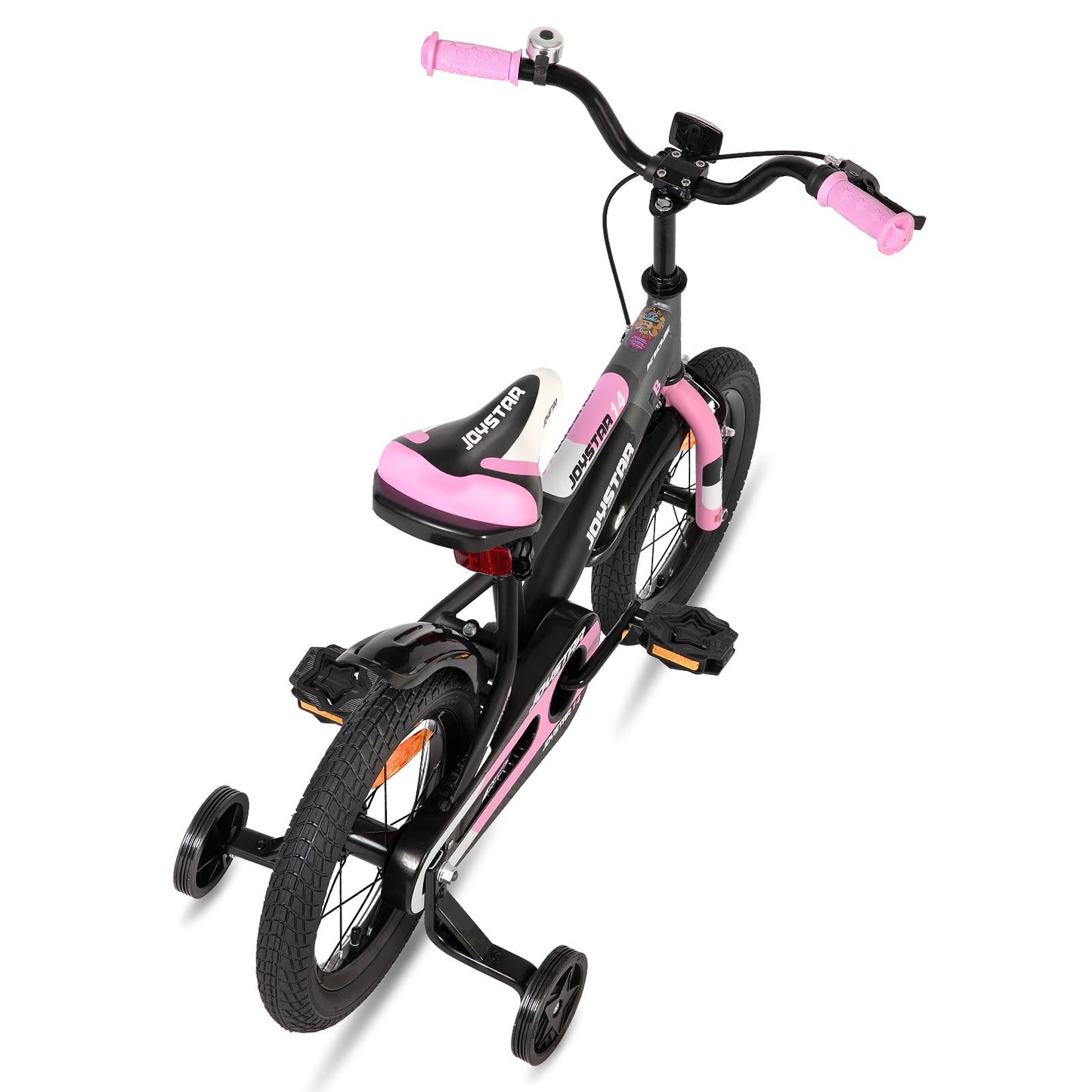 JOYSTAR Berry 12/14/16/20 Zoll Kinderfahrrad für 2-4 jährige Jungen & Mädchen, Jungenfahrrad mit Stützrädern,grün,rosa,weiß - Meloni2