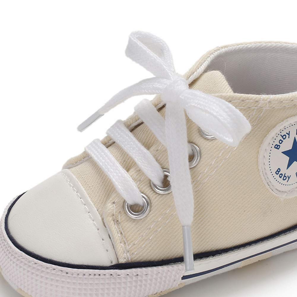 Geagodelia Baby Lauflernschuhe Weiche Krabbelschuhe Babyschuhe für Kleinkind Jungen Mädchen FX-12102