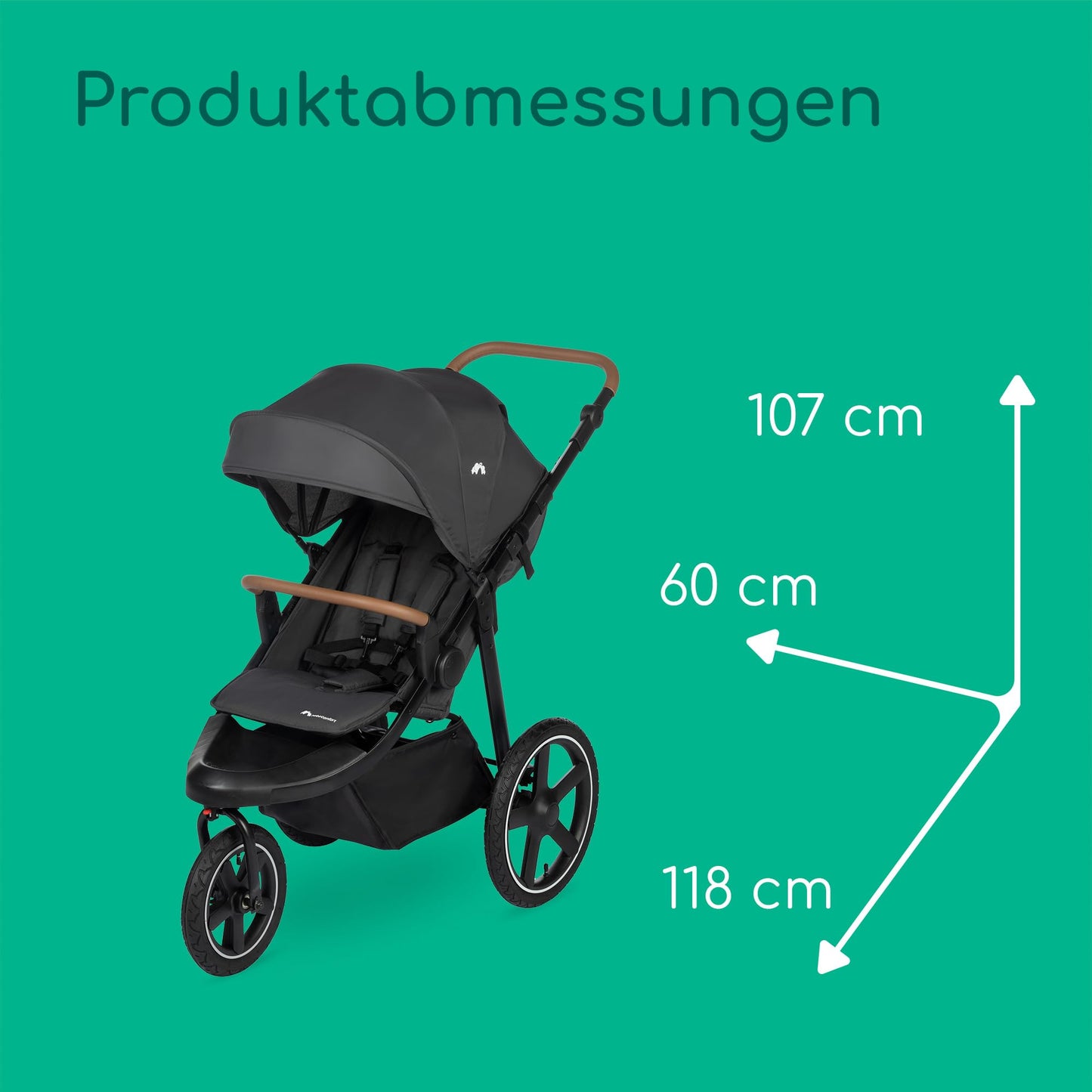 Bebeconfort Indra Stroller, 0-4 Years (22 kg), Quick Automatic Folding Pushchair, Integral Suspension, Small Folding, Flat Reclining Position, Car Seat Compatible, Mineral Graphite