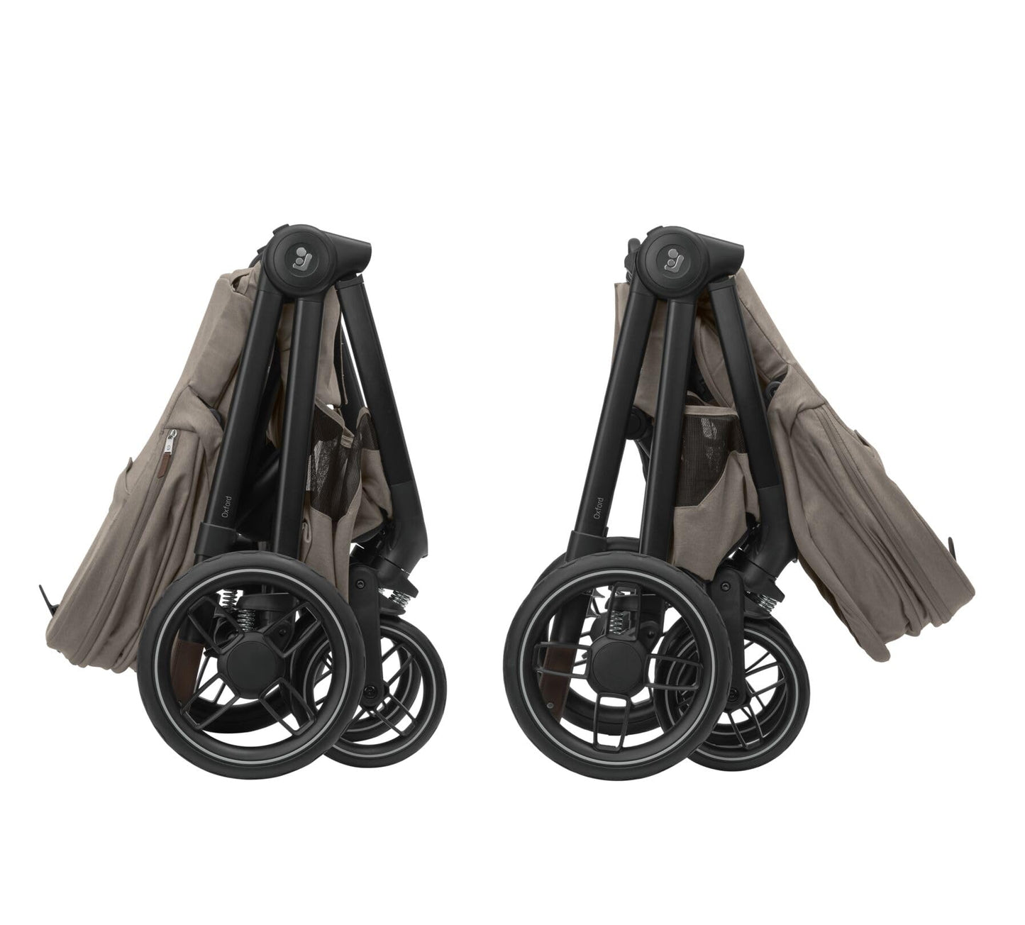 Maxi-Cosi Oxford Plus Baby Stroller 2 in 1 Set with Carrycot 0-4 Years 0-22kg Compact Folding Soft Suspension 3 Reclining Positions 10kg Storage Basket Twillic Graphite