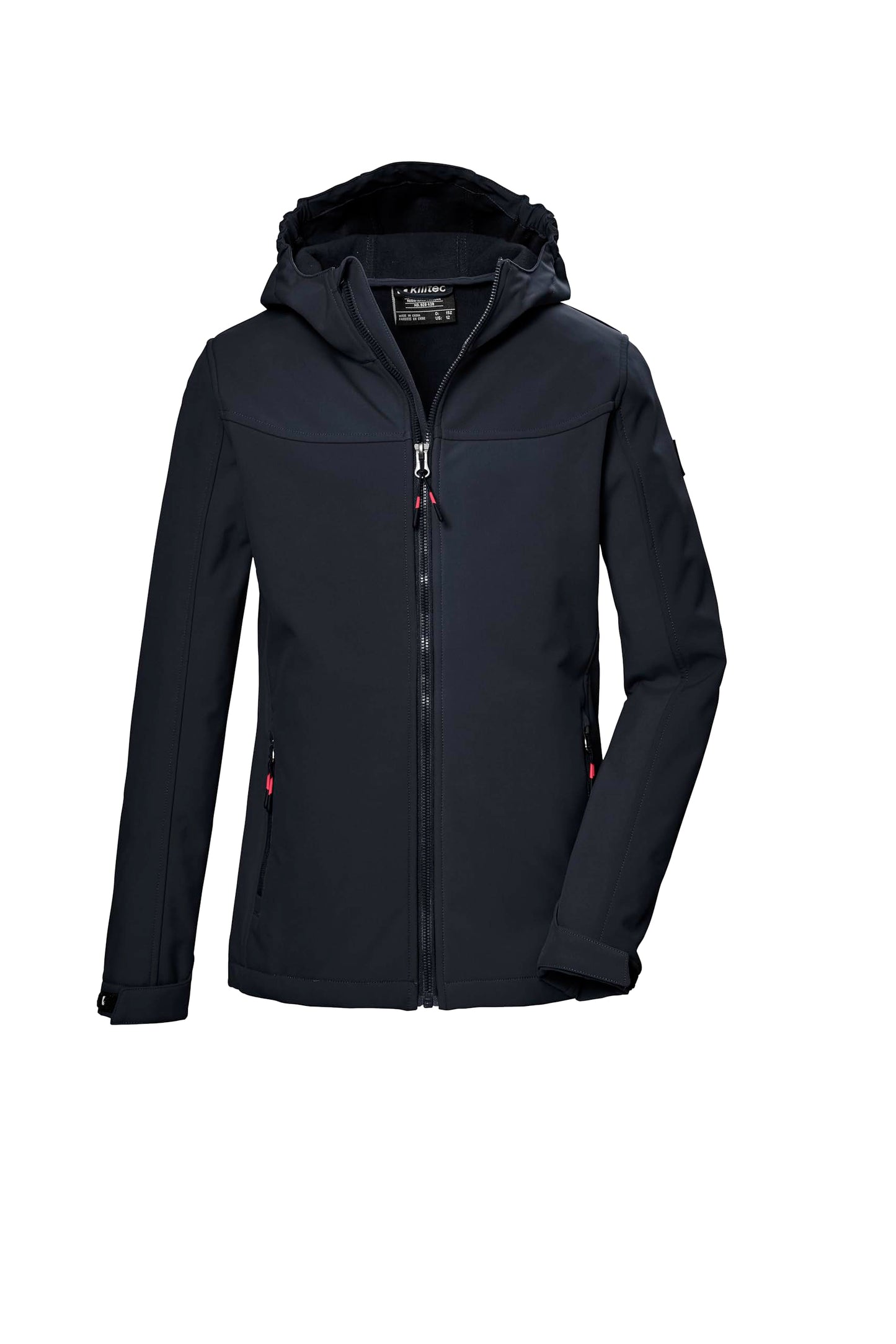 Killtec Mädchen Kos 145 Grls Sftshll Jckt Softshelljacke/Outdoorjacke mit Kapuze
