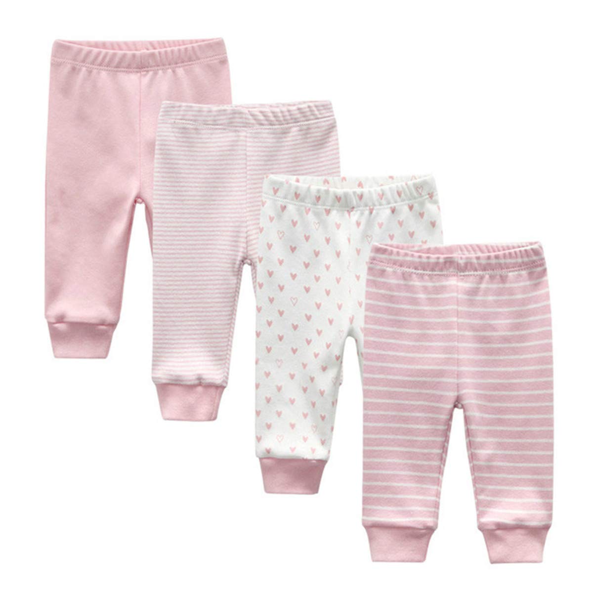 Kiddiezoom Baby-Body, Hose, Kleinkinder, Einteiler, Kleidung, Set, Outfits, für Jungen und Mädchen, Baumwollkappen, Kratzfäustlinge