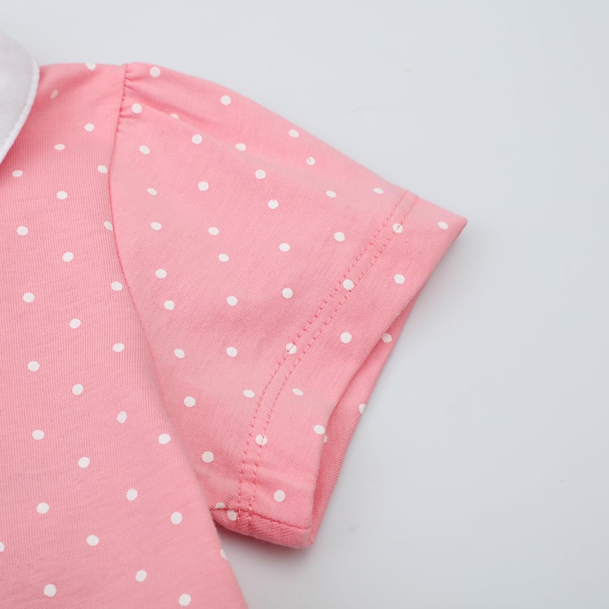 Beilei Creations Mädchen Kleider Kurzarm Baumwolle Kinder Kleid Süßes Muster Gr.85-140