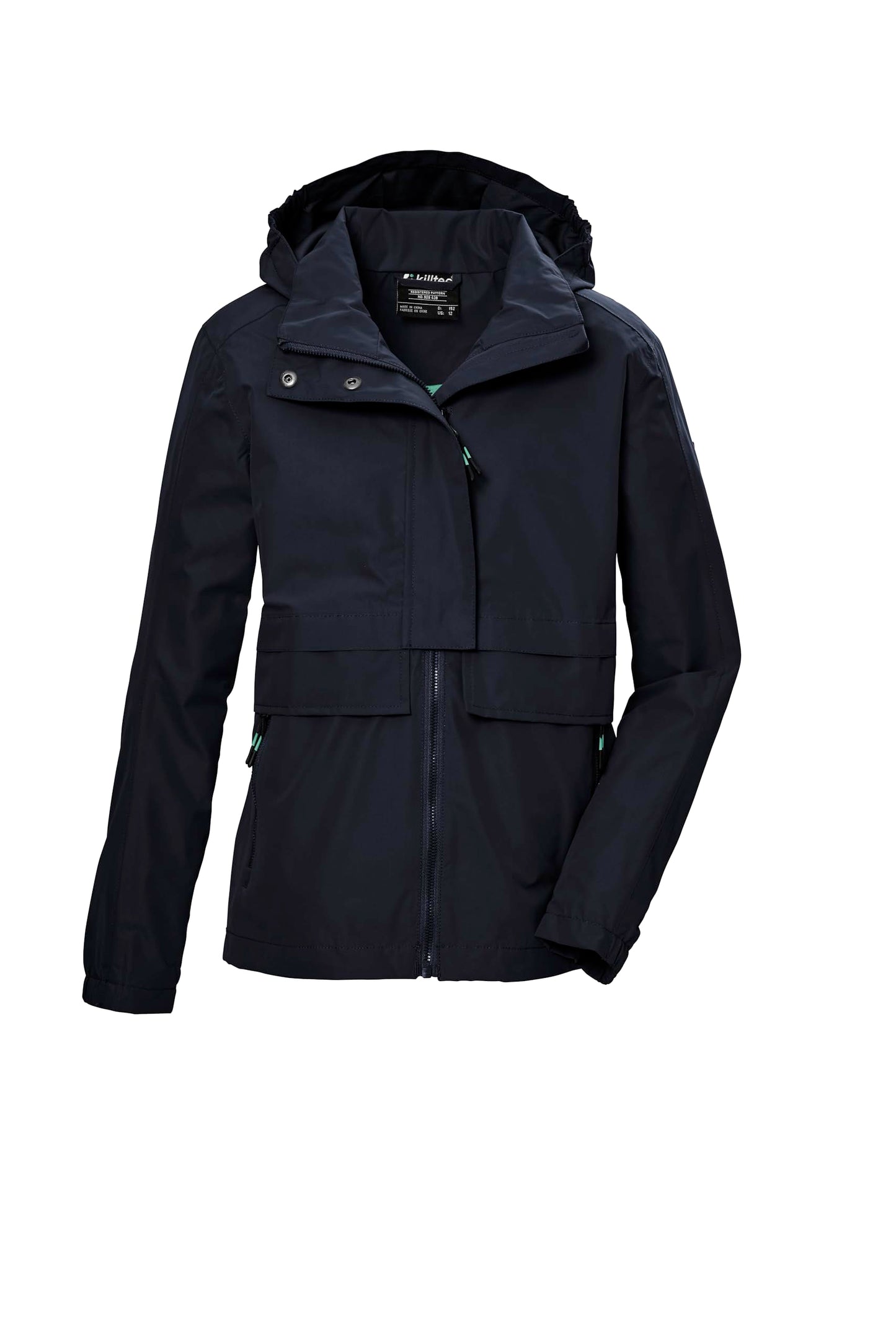 Killtec Mädchen Kos 149 Grls Jckt Funktionsjacke ist wasserdicht/Jacke mit Kapuze