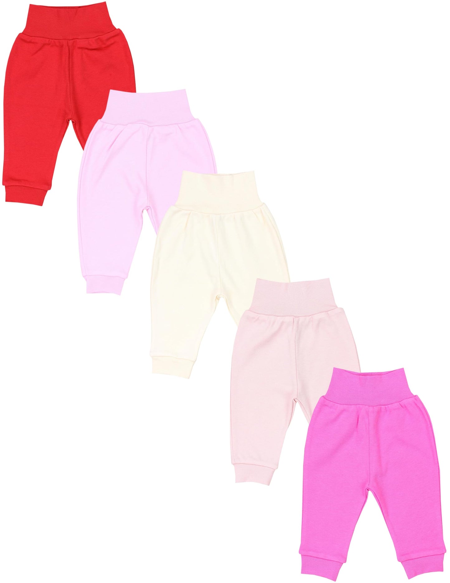 TupTam Pumphose Baby 5er Pack Unisex - Bequeme Baby Hose für Jungen und Mädchen aus Oeko-Tex Baumwolle