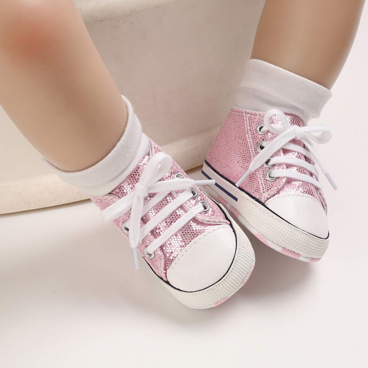 DEBAIJIA Babyschuhe Lauflernschuhe 0-18M Leichtes Atmungsaktives rutschfest für Jungen und Mädchen