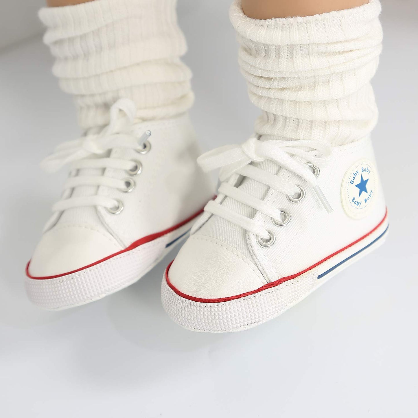 Geagodelia Baby Lauflernschuhe Weiche Krabbelschuhe Babyschuhe für Kleinkind Jungen Mädchen FX-12102